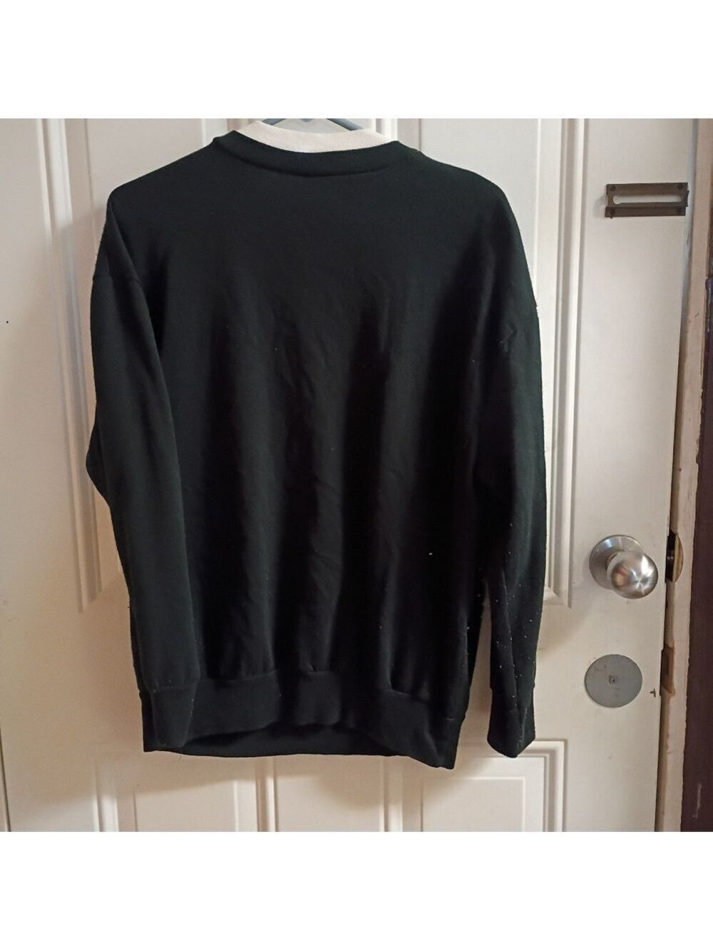 2/$10 Vintage Bear & Friends Holiday Christmas Faux Layered Crewneck Sweater - Picture 8 of 9